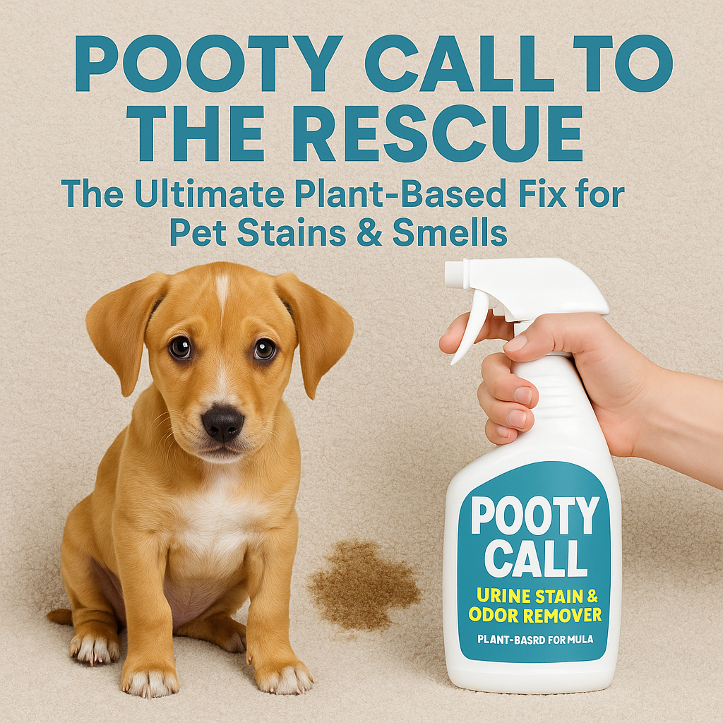 Pooty Call to the Rescue: The Ultimate Plant-Based Fix for Pet Stains & Smells
